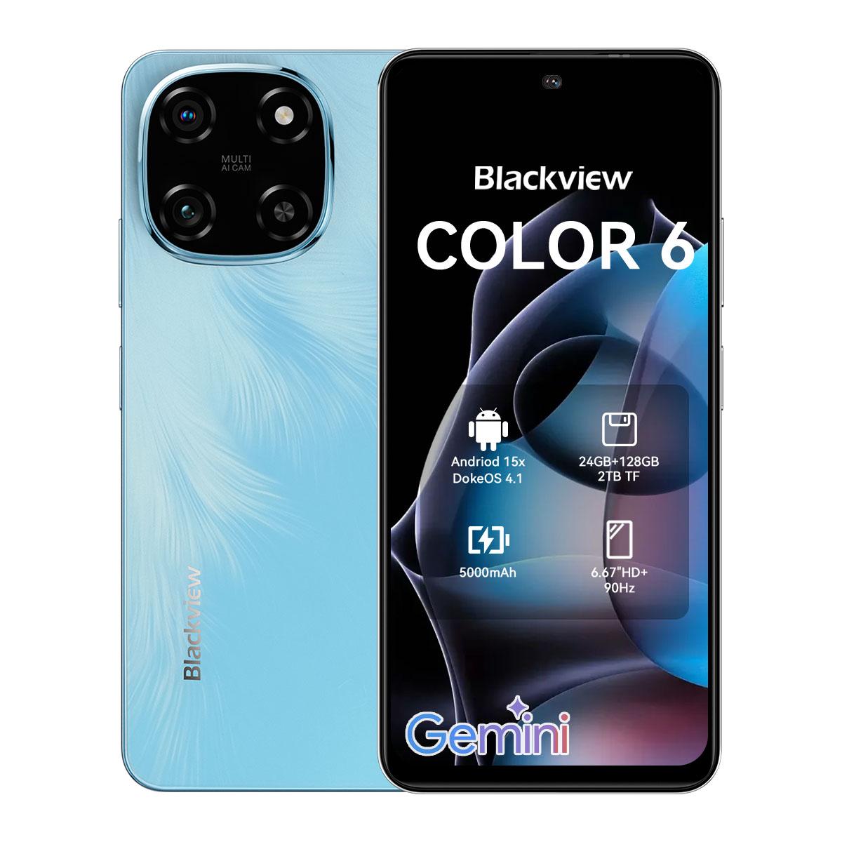 جهاز موبايل  6.67   BLACKVIEW COLOR6 (8+8)+128