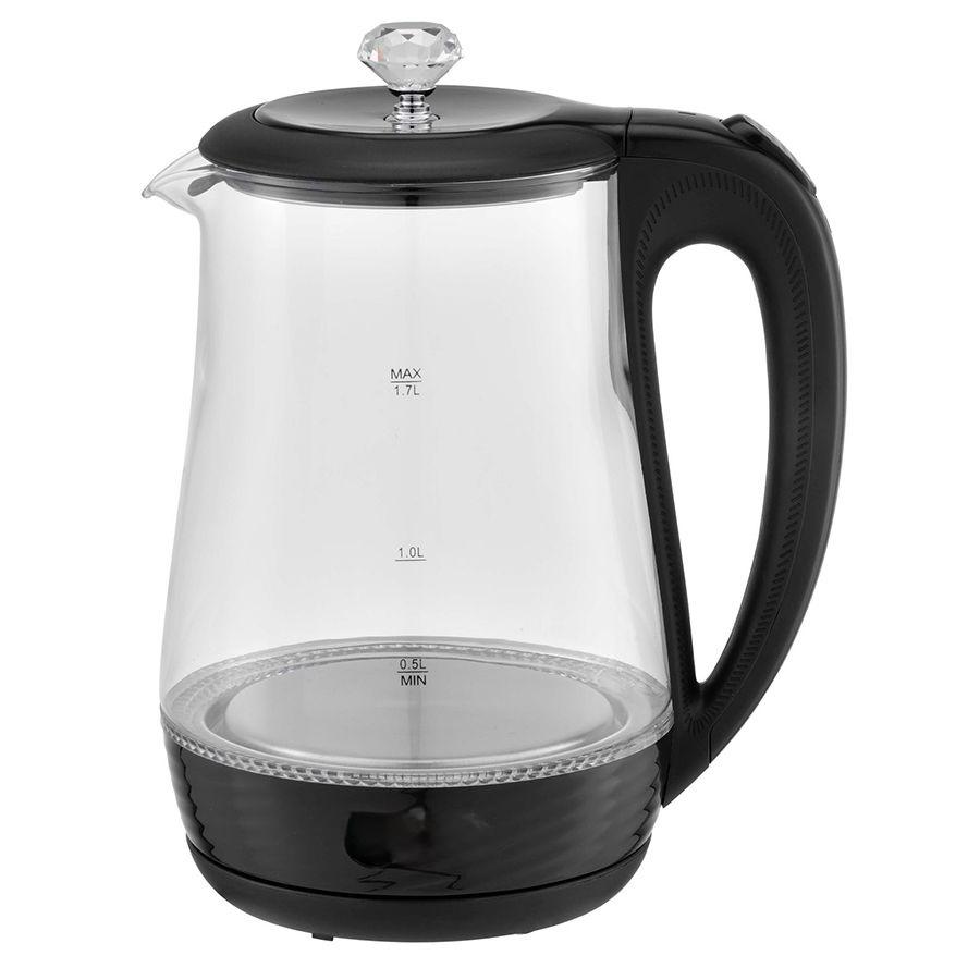ابريق ميجا HHBB8703 زجاج 1.7L اسود