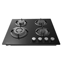طباخ ميديا 60 سم اسود 4 عيون  60GL403-B6743